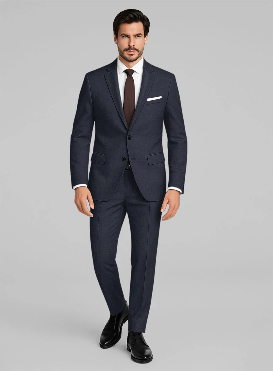 London Loom Trinelli Twill Wool Suit
