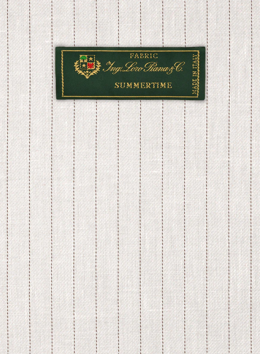 Loro Piana Benedetto Linen Wool Silk Pant - Image 3
