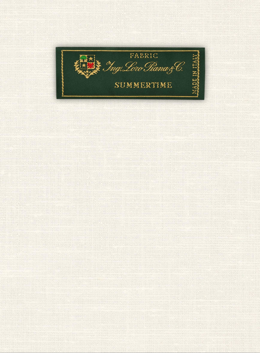 Loro Piana Bianchi Wool Silk Linen Pants - Image 3