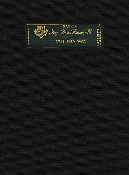 Loro Piana Black Cotton Suit - Image 4