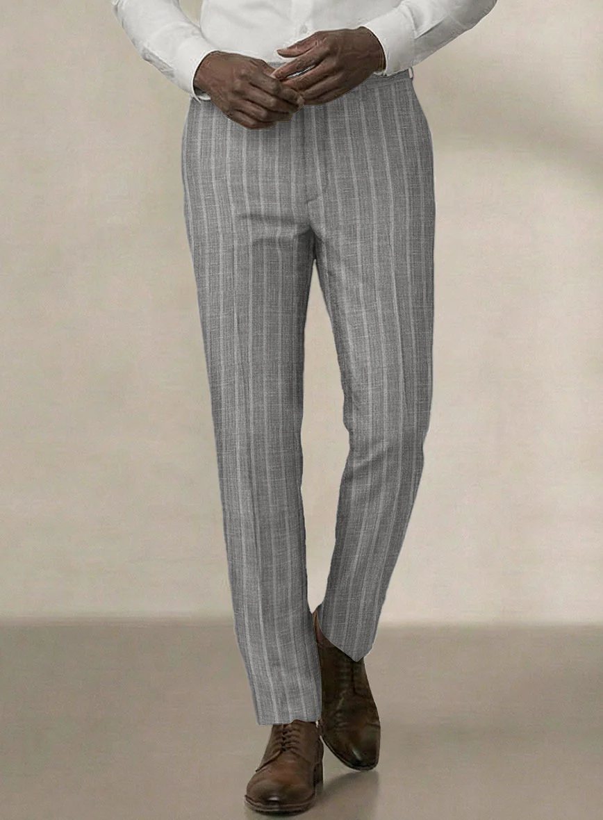 Loro Piana Grisaille Summer Pants