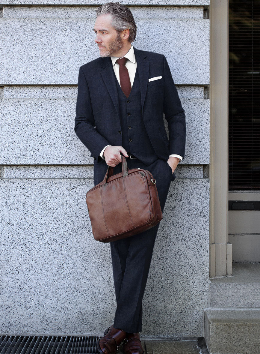 Loro Piana Ovibi Wool Silk Suit - Image 2