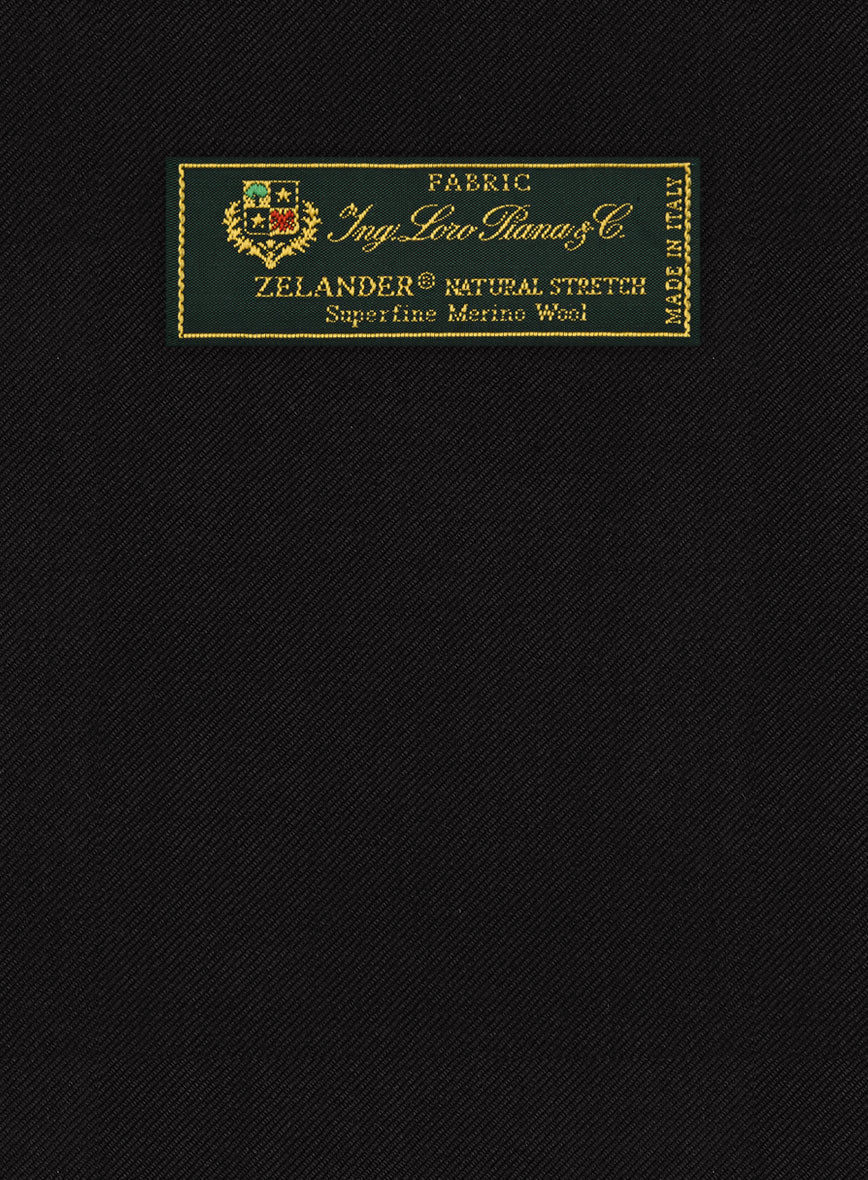Loro Piana Zelander Black Wool Suit - Image 7