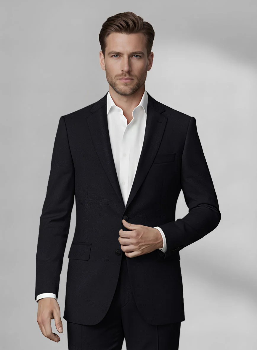 Loro Piana Zelander Dark Blue Wool Jacket - Image 2