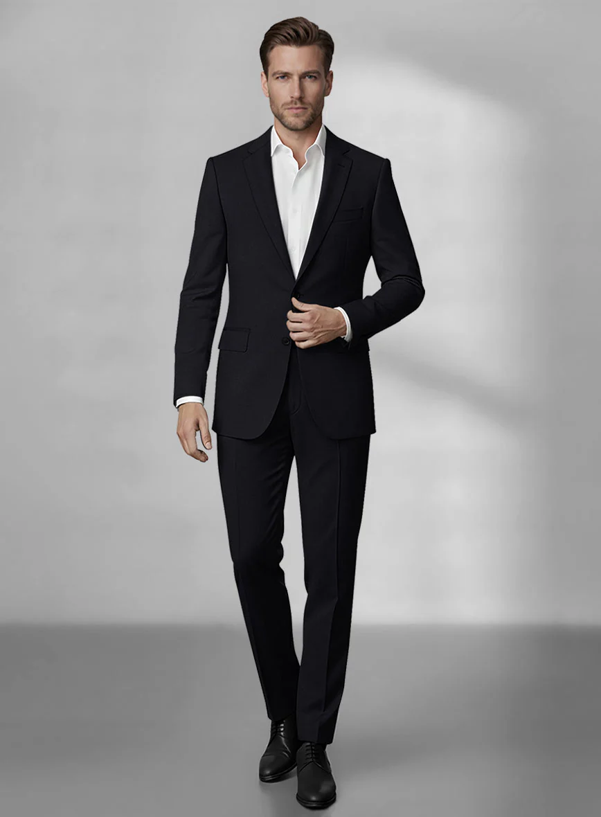 Loro Piana Zelander Dark Blue Wool Suit