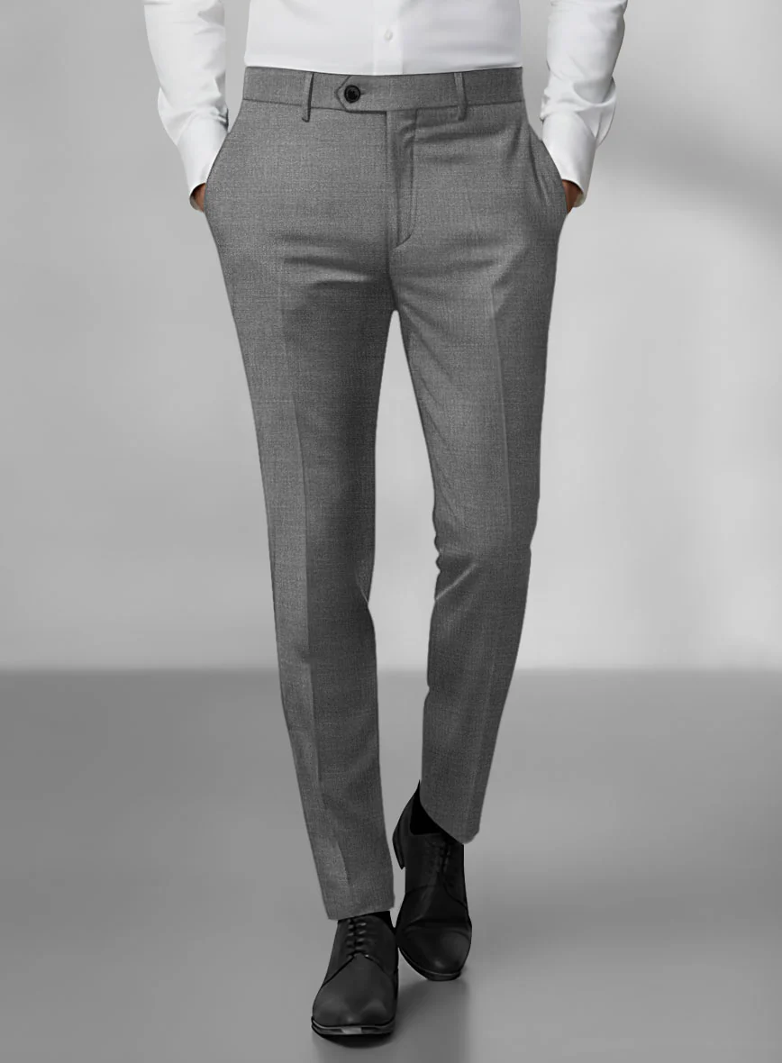 Loro Piana Zelander Gray Wool Pants