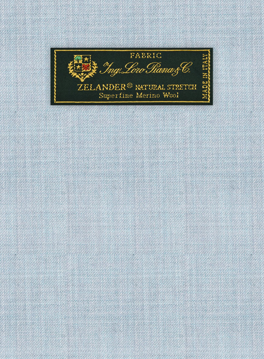 Loro Piana Zelander Light Blue Wool Suit - Image 7