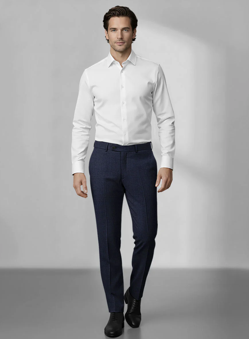 Loro Piana Zelander Steel Blue Wool Suit - Image 6