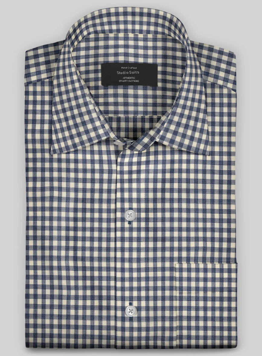 Madori Checks Wool Shirt