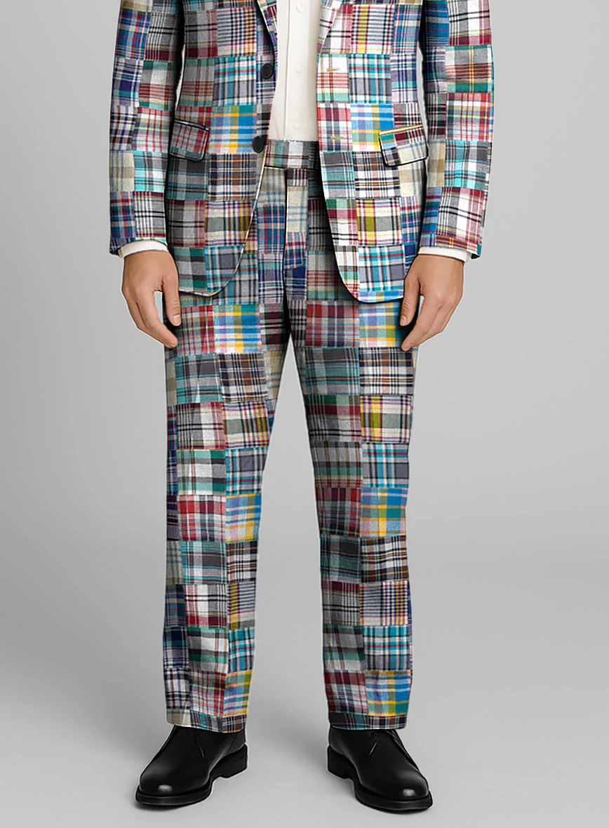 Madras Patchwork Suit - Image 5