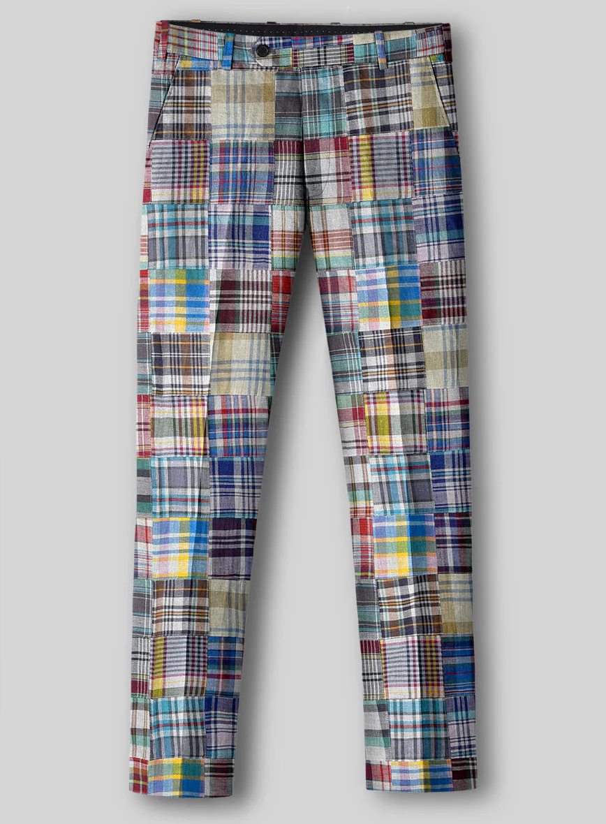 Madras Patchwork Suit - Image 4