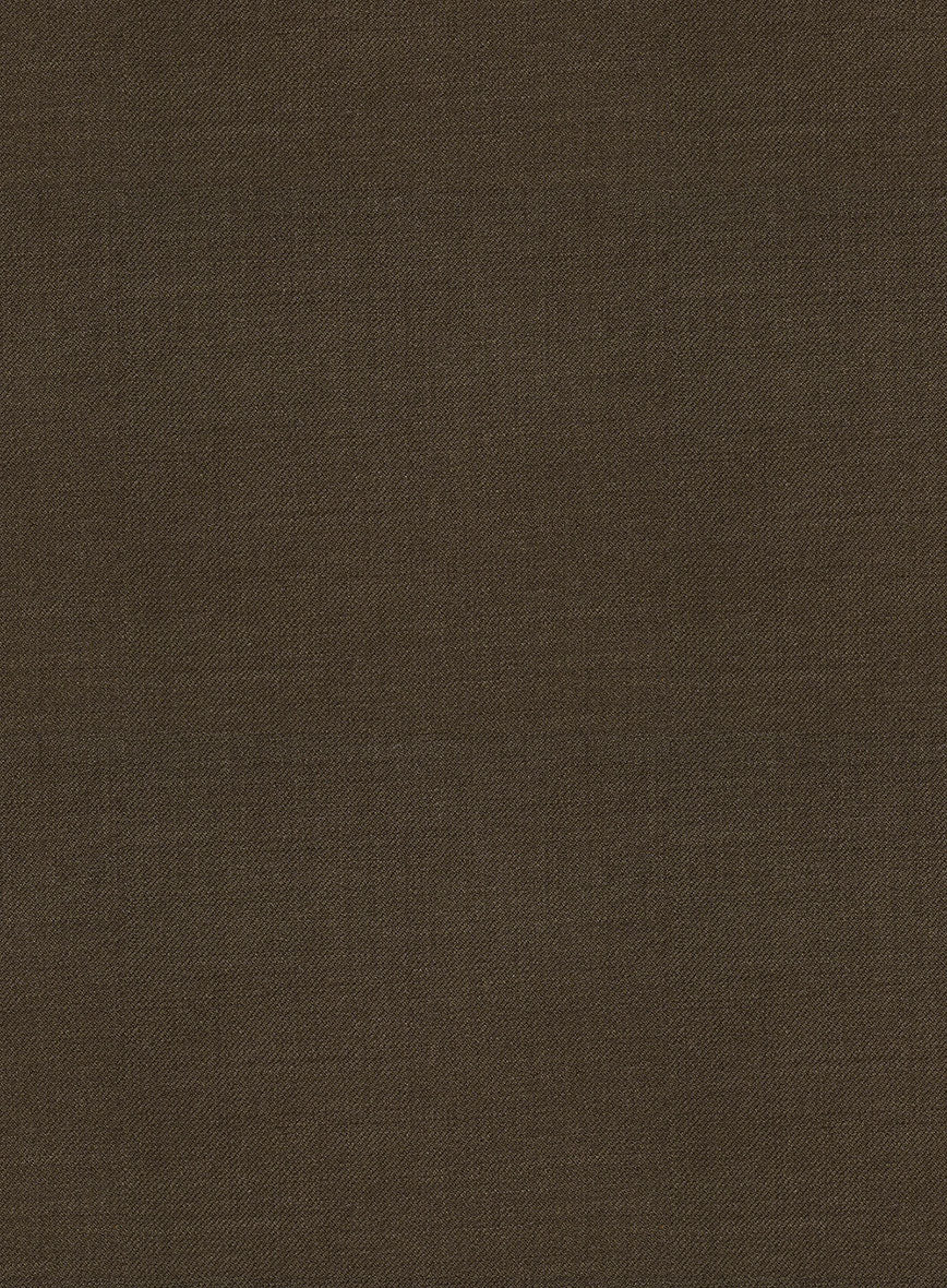 Marco Stretch Brown Wool Jacket - Image 2