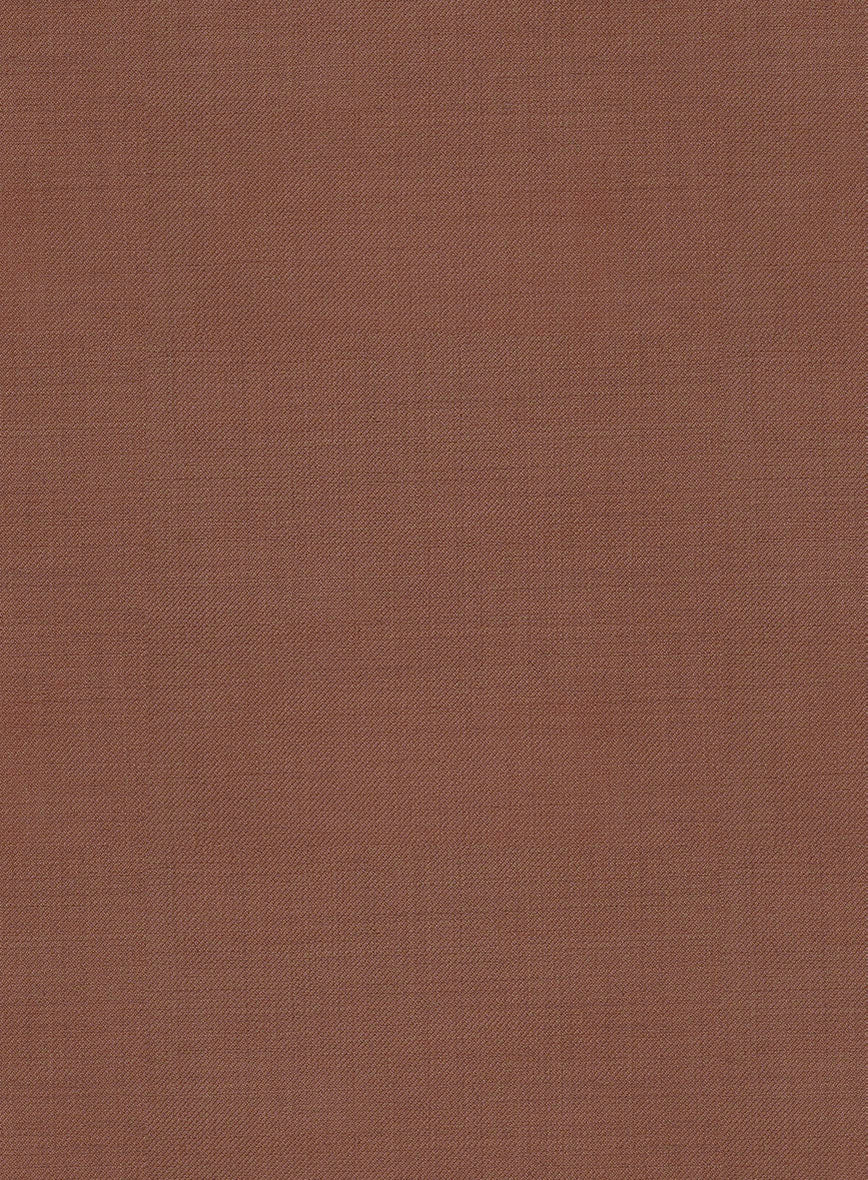 Marco Stretch Chestnut Wool Pants - Image 3