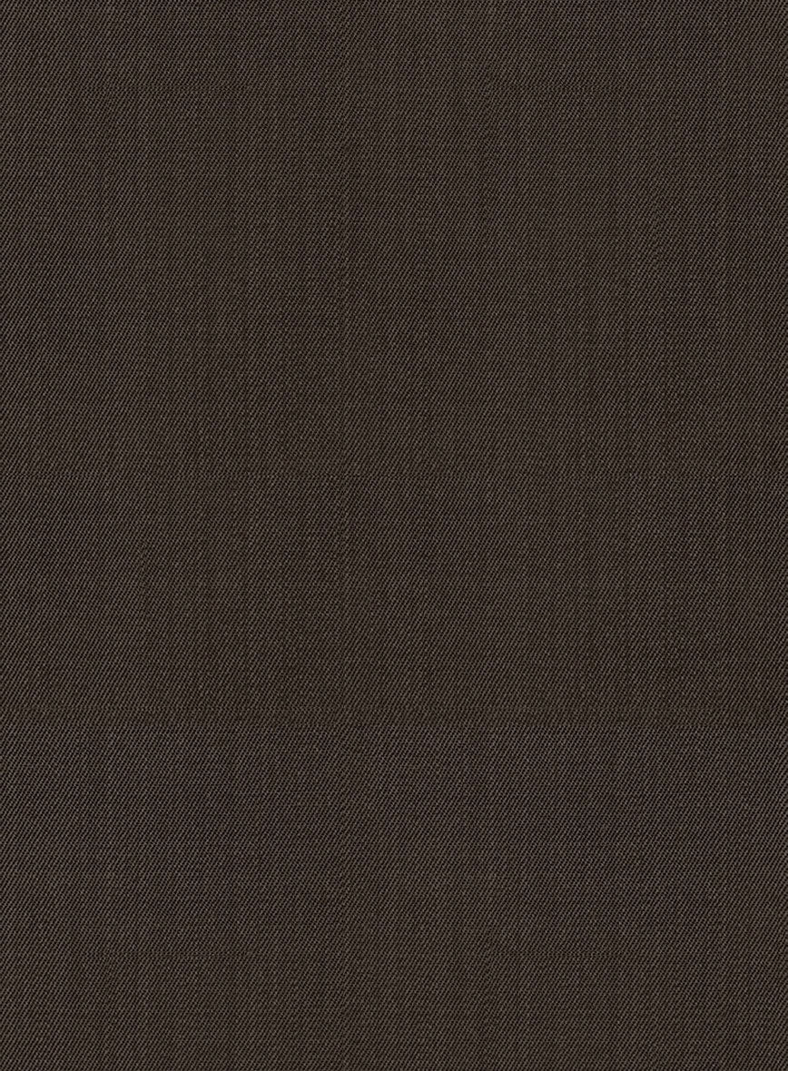 Marco Stretch Coffee Brown Wool Jacket - Image 3
