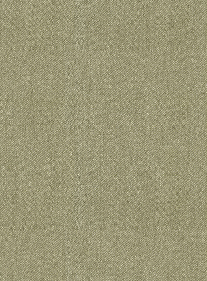 Marco Stretch Dark Khaki Wool Pants - Image 3