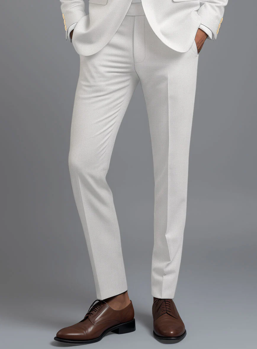 Marco Stretch Fawn Wool Pants - Image 2