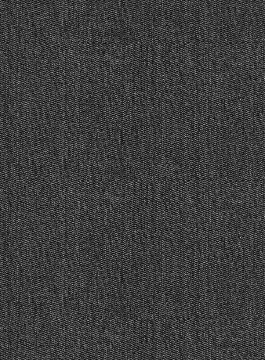Marco Stretch Iron Gray Wool Pants - Image 3