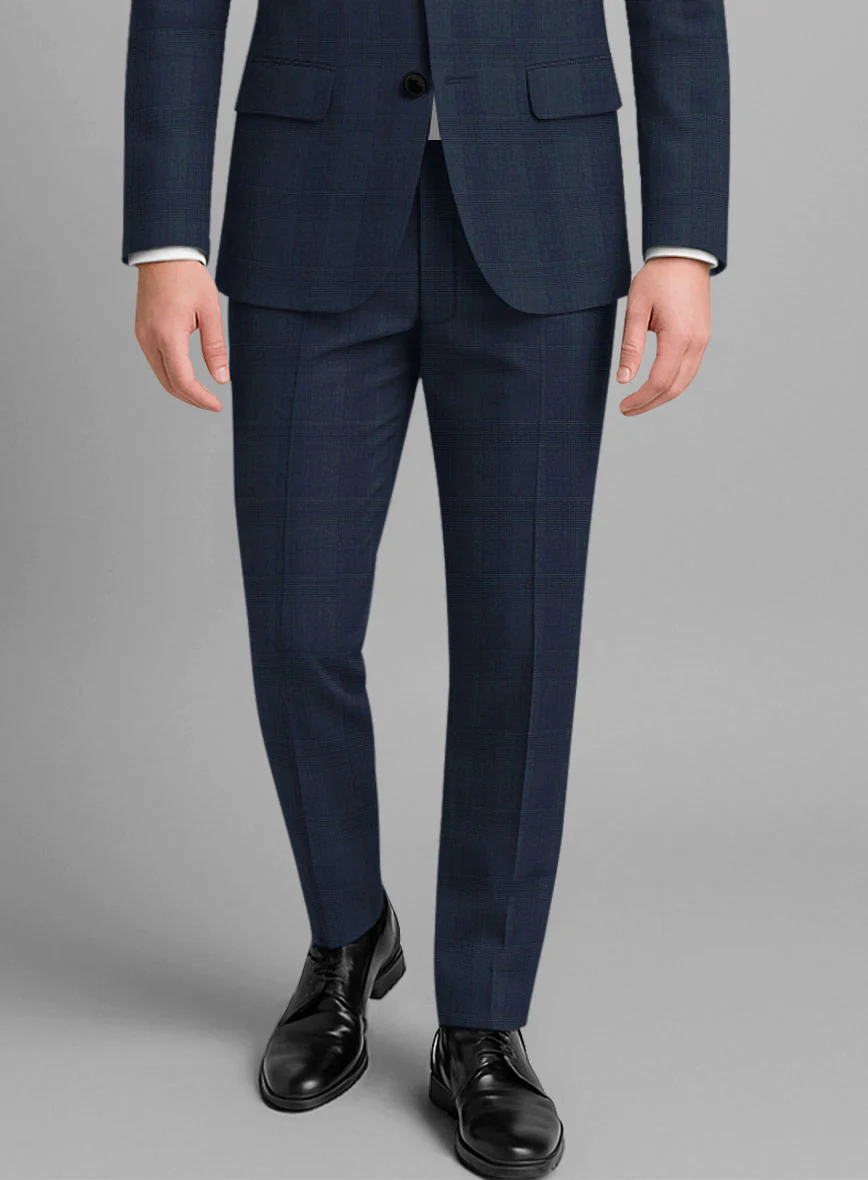 Marco Stretch Lavetti Glen Wool Suit - Image 5