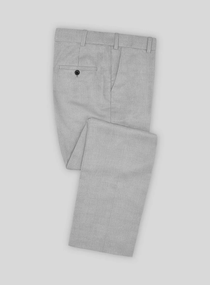 Marco Stretch Light Gray Wool Suit - Image 6