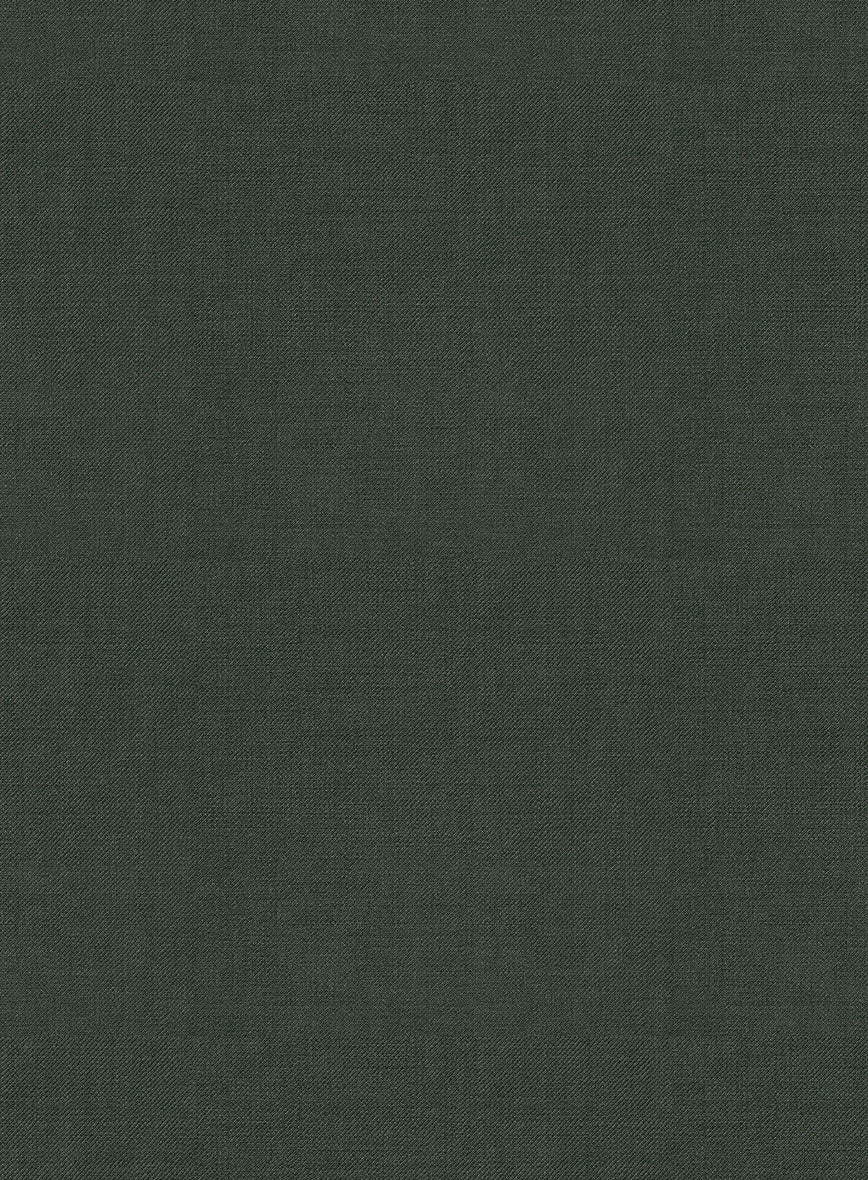 Marco Stretch Military Green Wool Jacket - Image 3