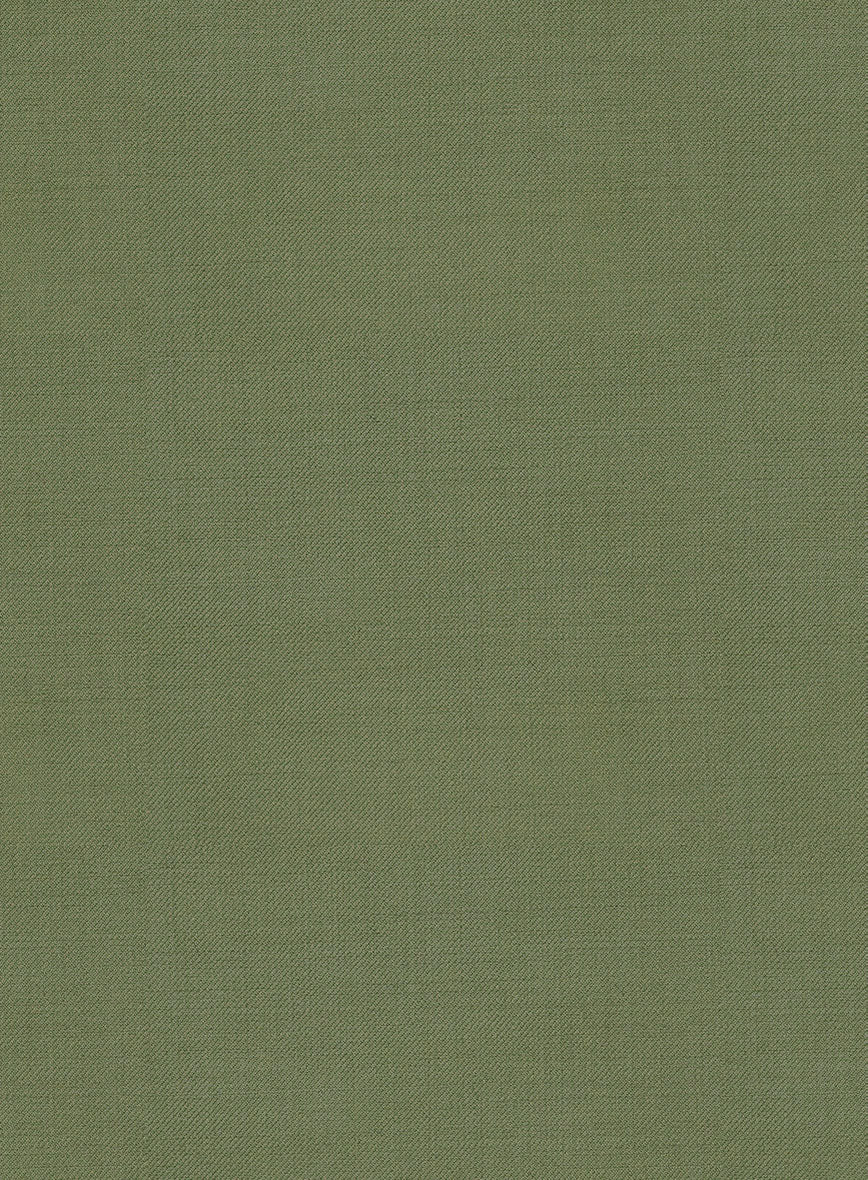 Marco Stretch Moss Green Wool Suit - Image 7