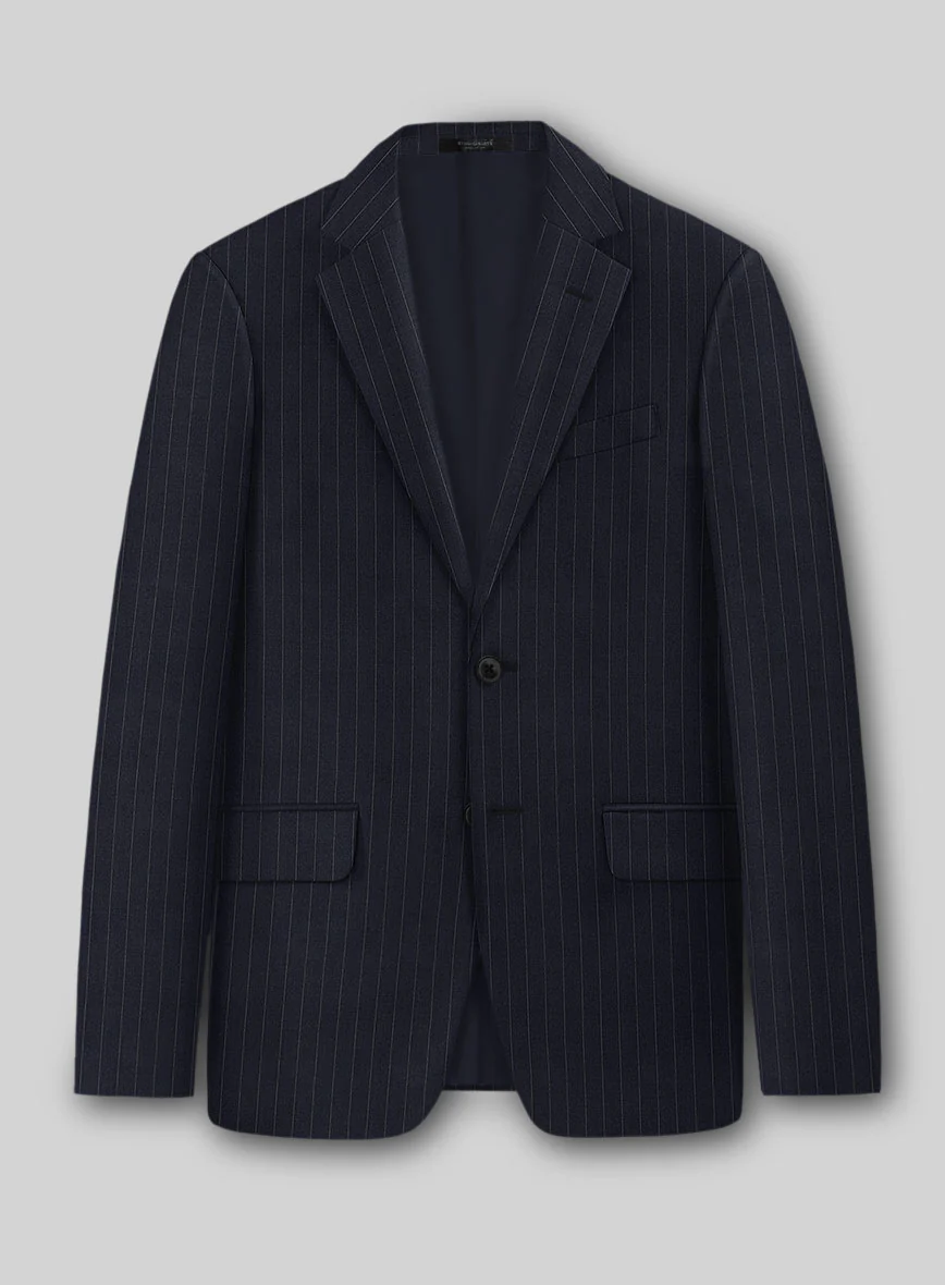 Marco Stretch Orencio Pinstripe Wool Jacket