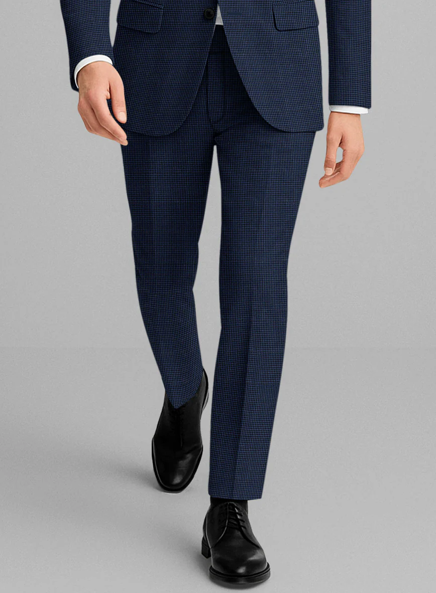 Marco Stretch Serenzi Houndstooth Wool Suit - Image 5