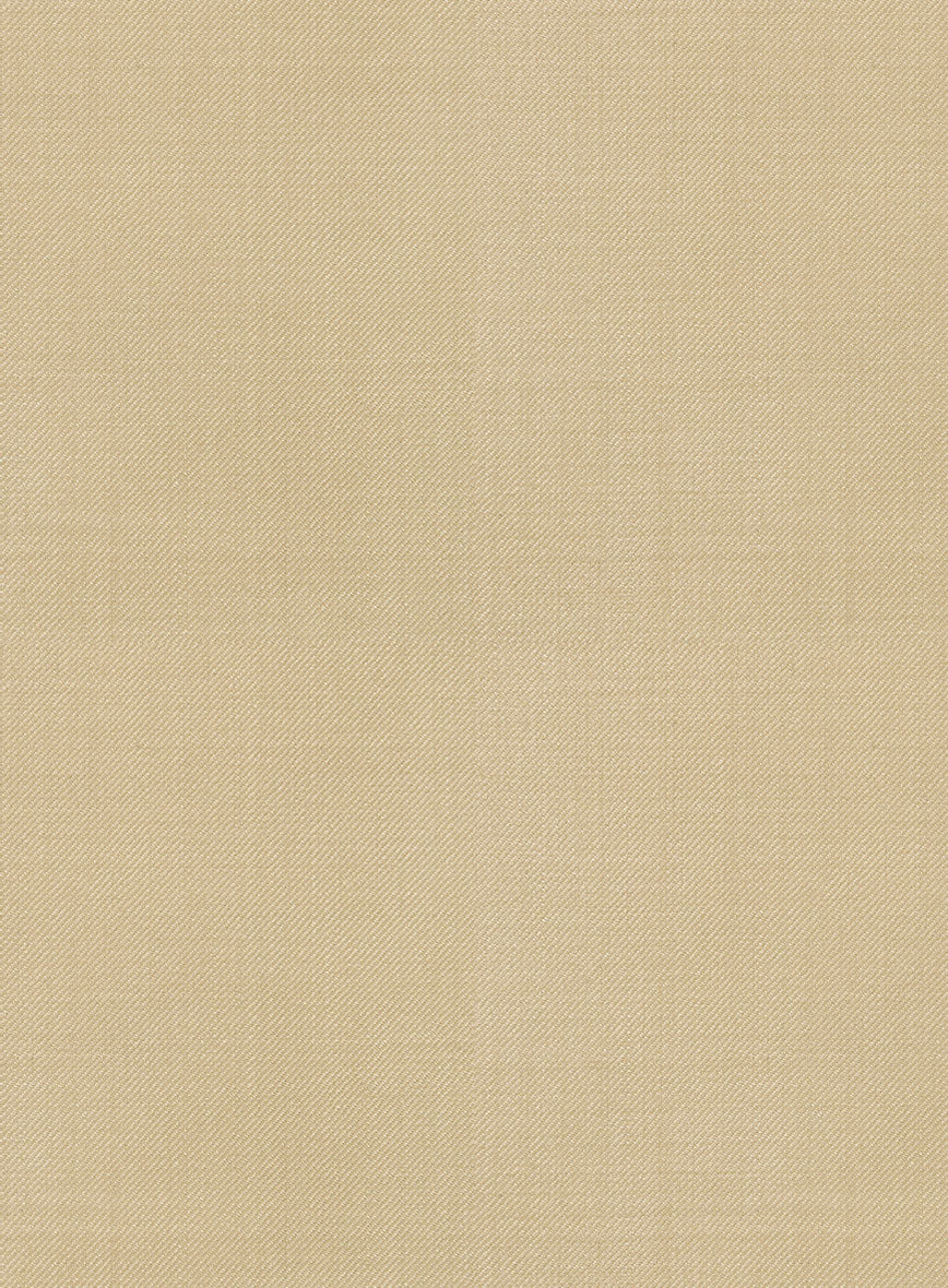 Marco Stretch Tan Wool Pants - Image 3