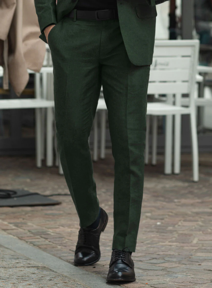 Martini Green Linen Pants - Image 2