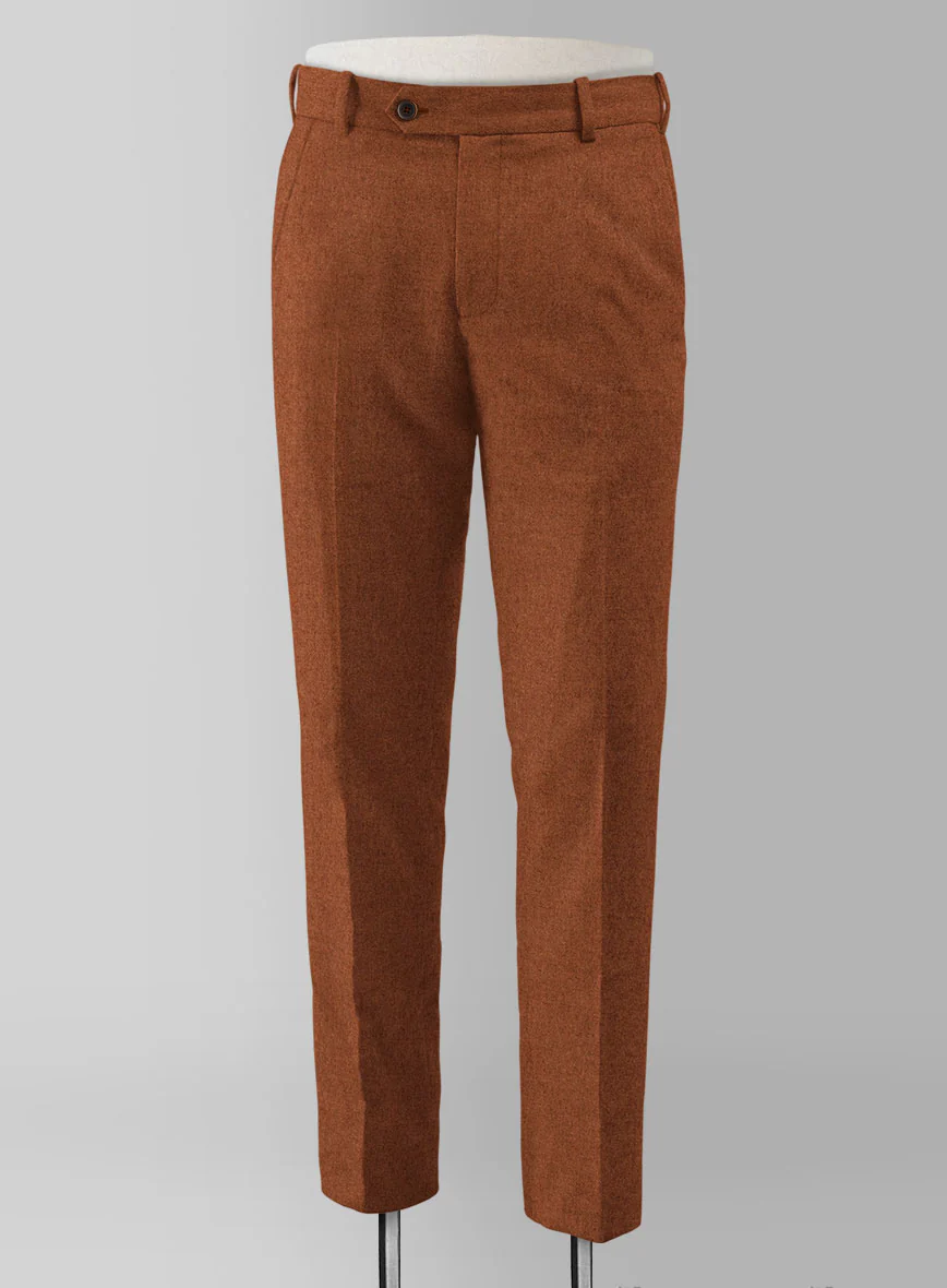Melange Rust Tweed Suit - Image 8