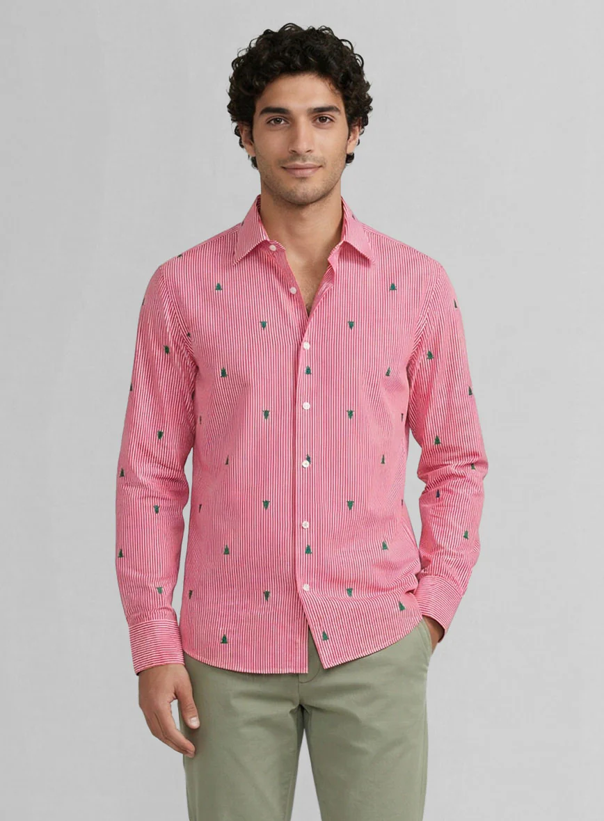 Merry Stripe Cotton Shirt