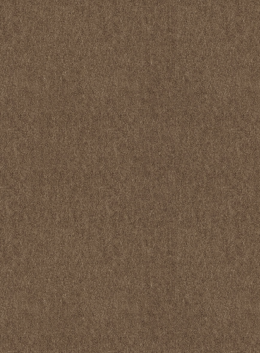 Mid Brown Flannel Wool Jacket - Image 2