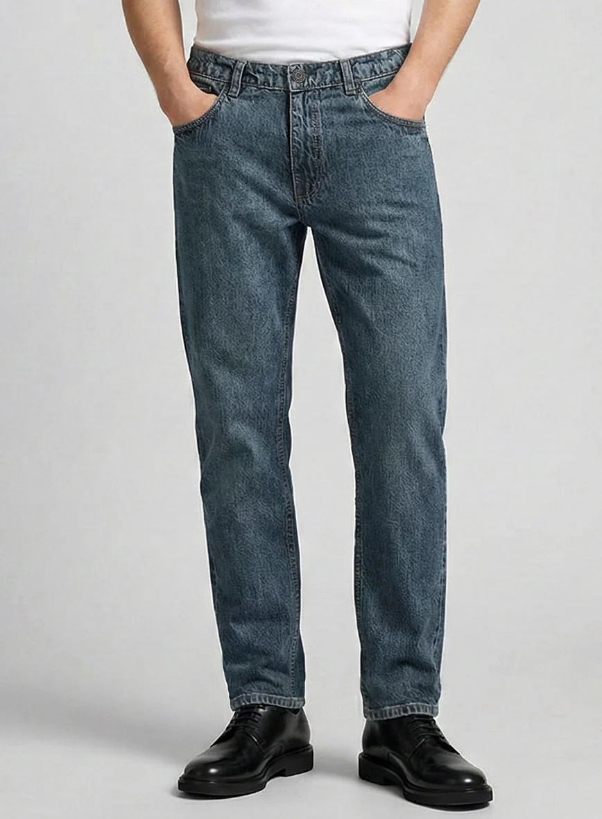 Mid Weight Blue Blast Wash Jeans