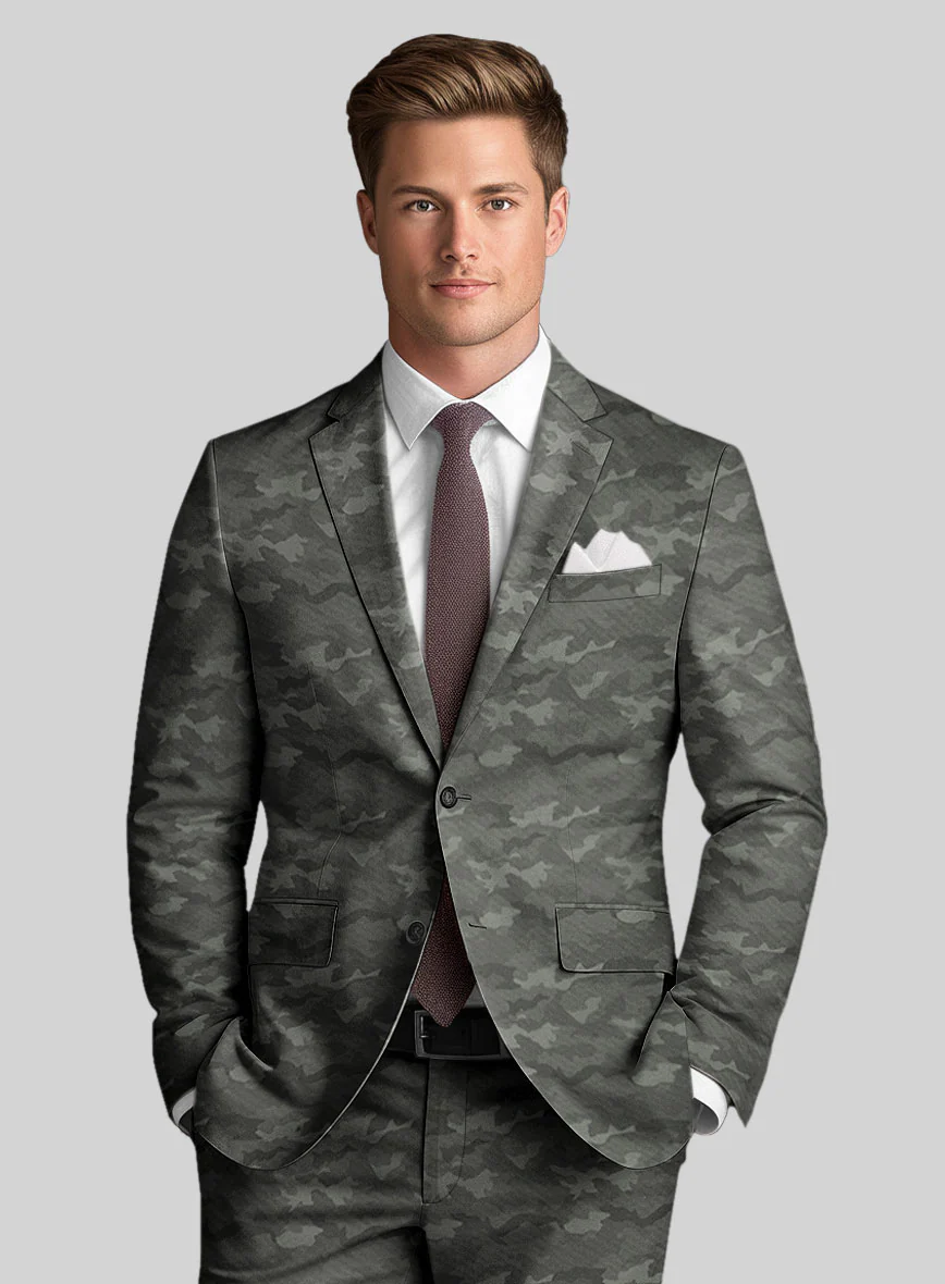 Modern Gray Camo Jacket - Image 3