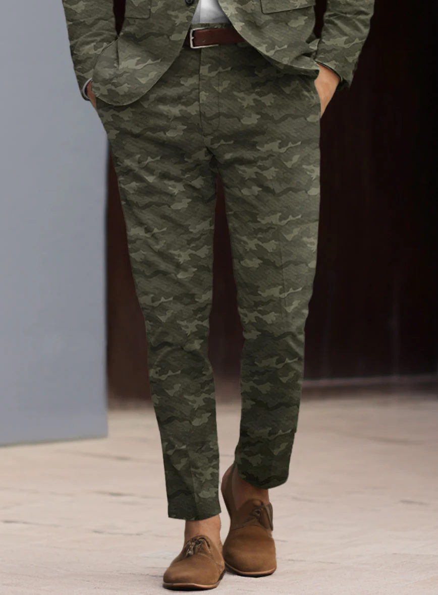 Modern Green Camo Suit - Image 6