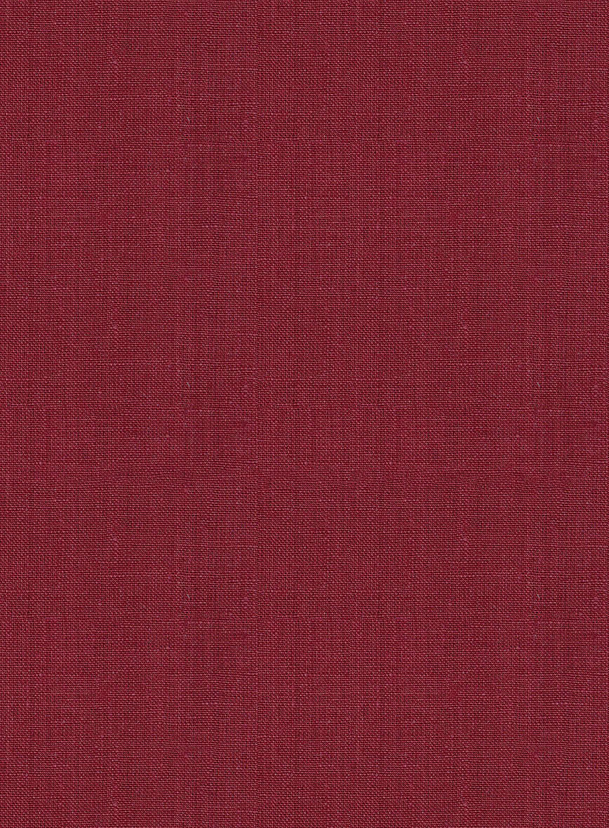 Moscow Maroon Linen Jacket - Image 2