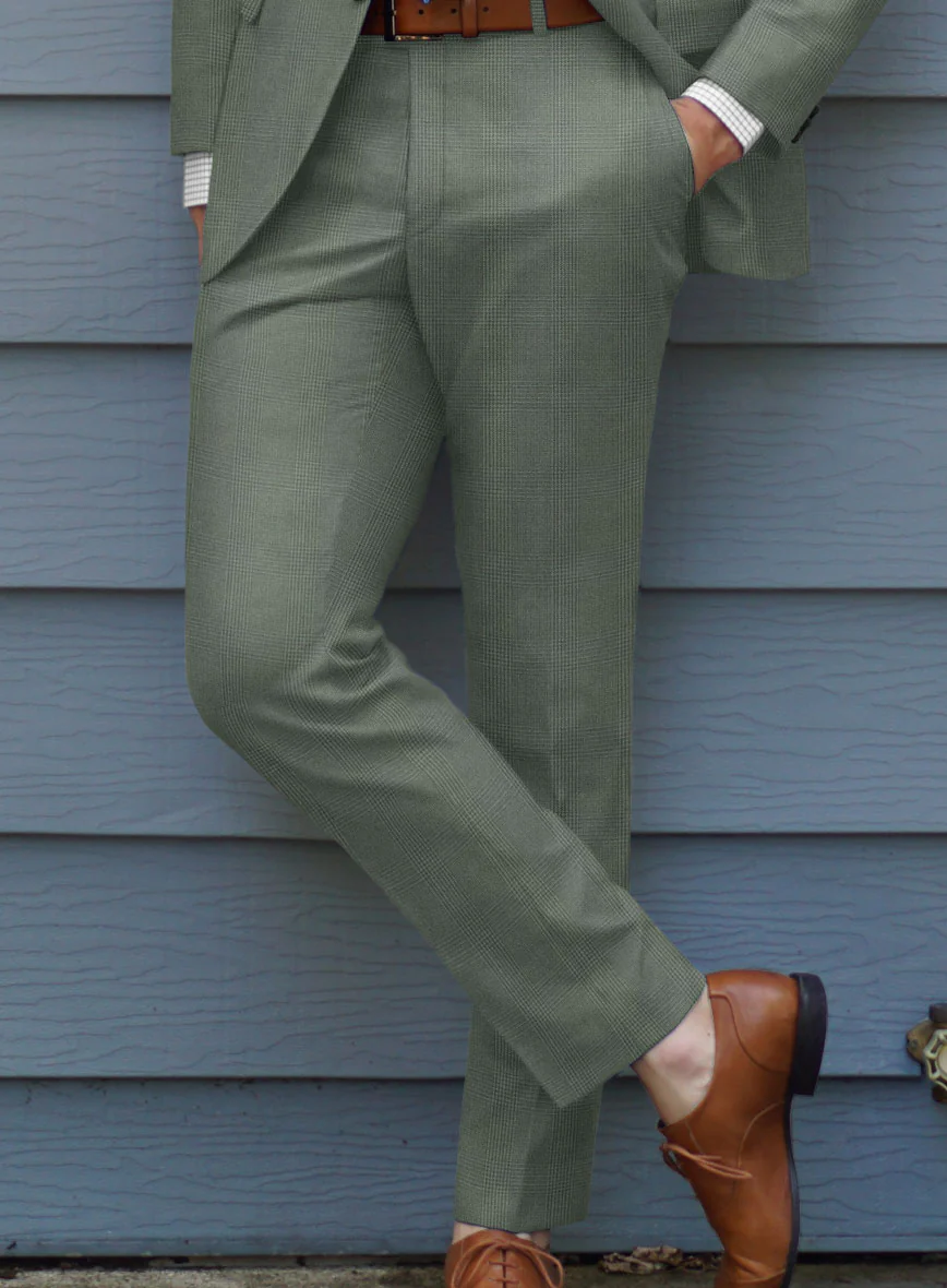 Muted Green Glen Pants - Image 2