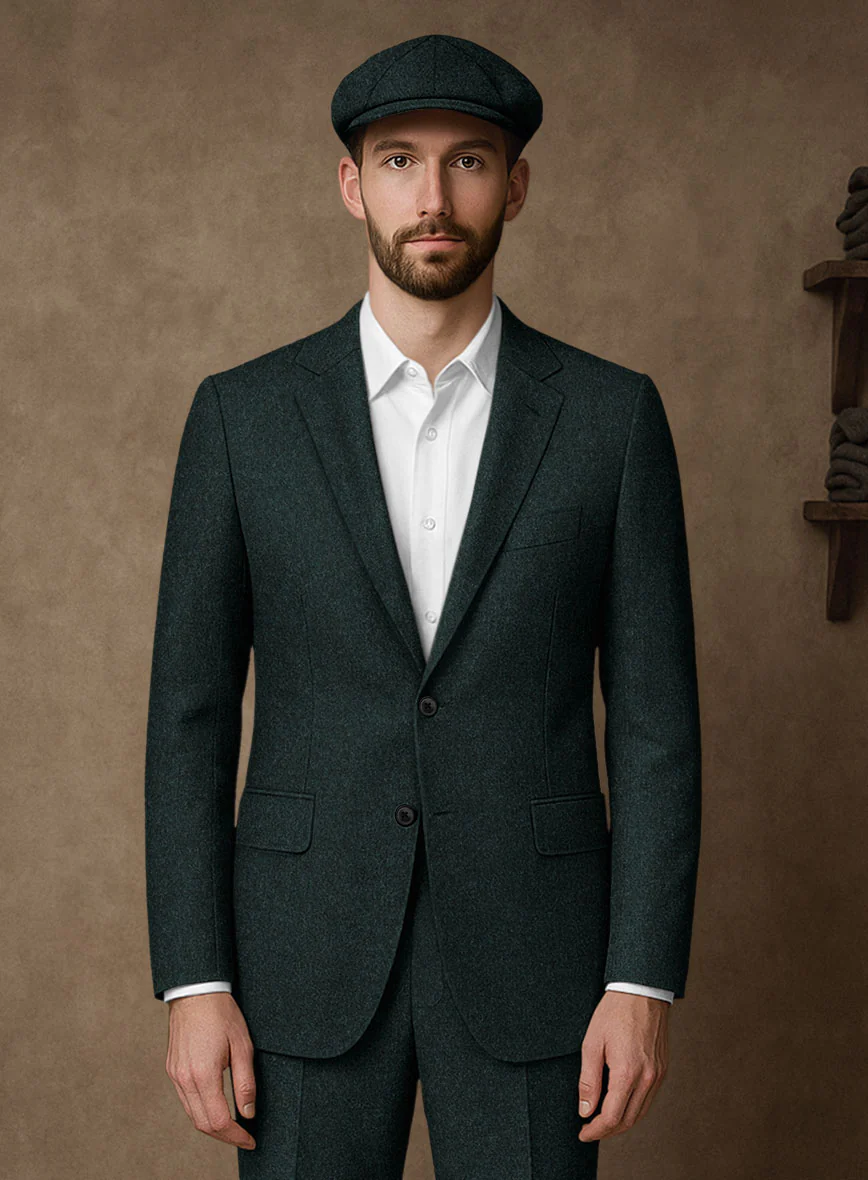 Naples Bello Green Tweed Jacket - Image 2