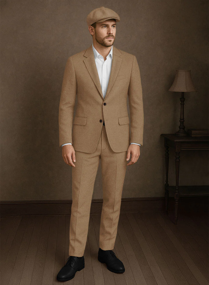 Naples Biscotti Tweed Suit
