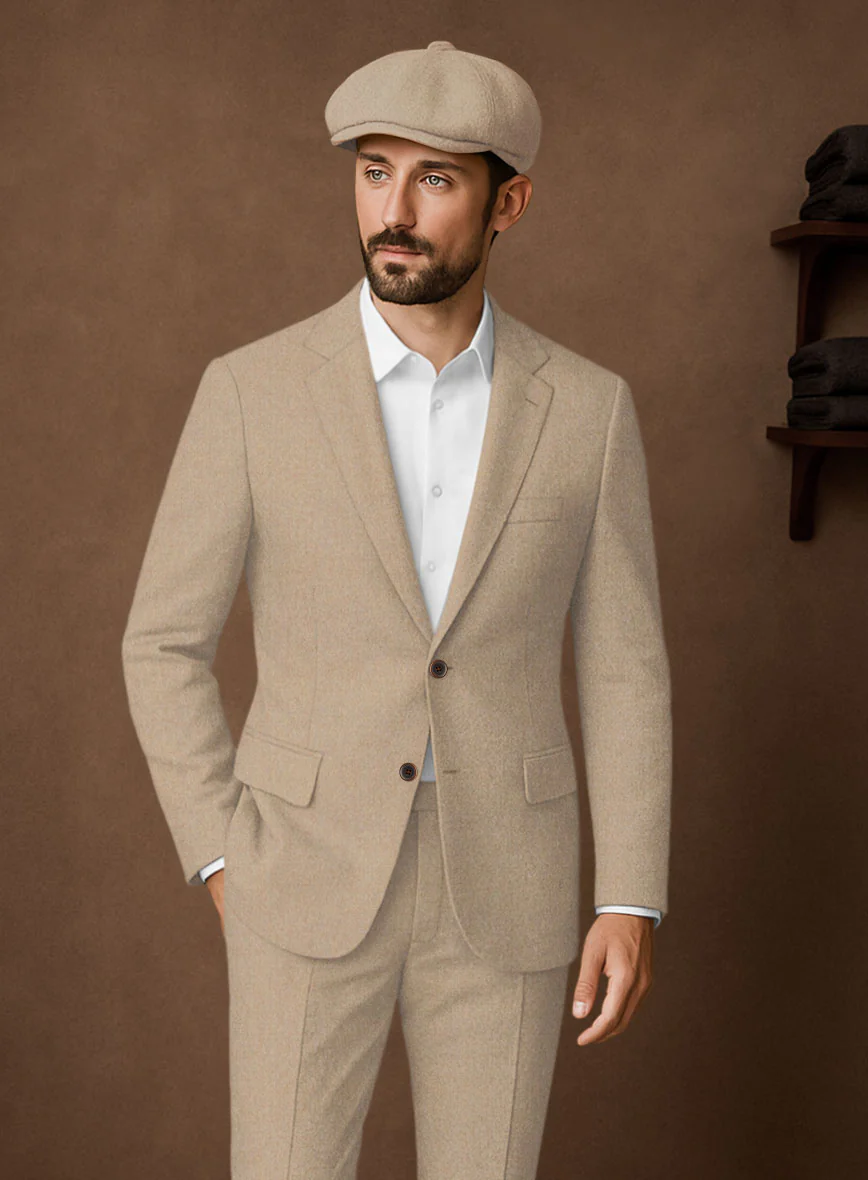 Naples Champagne Tweed Jacket - Image 2