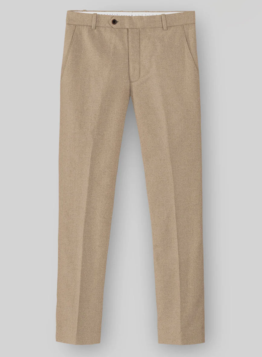 Naples Champagne Tweed Pants