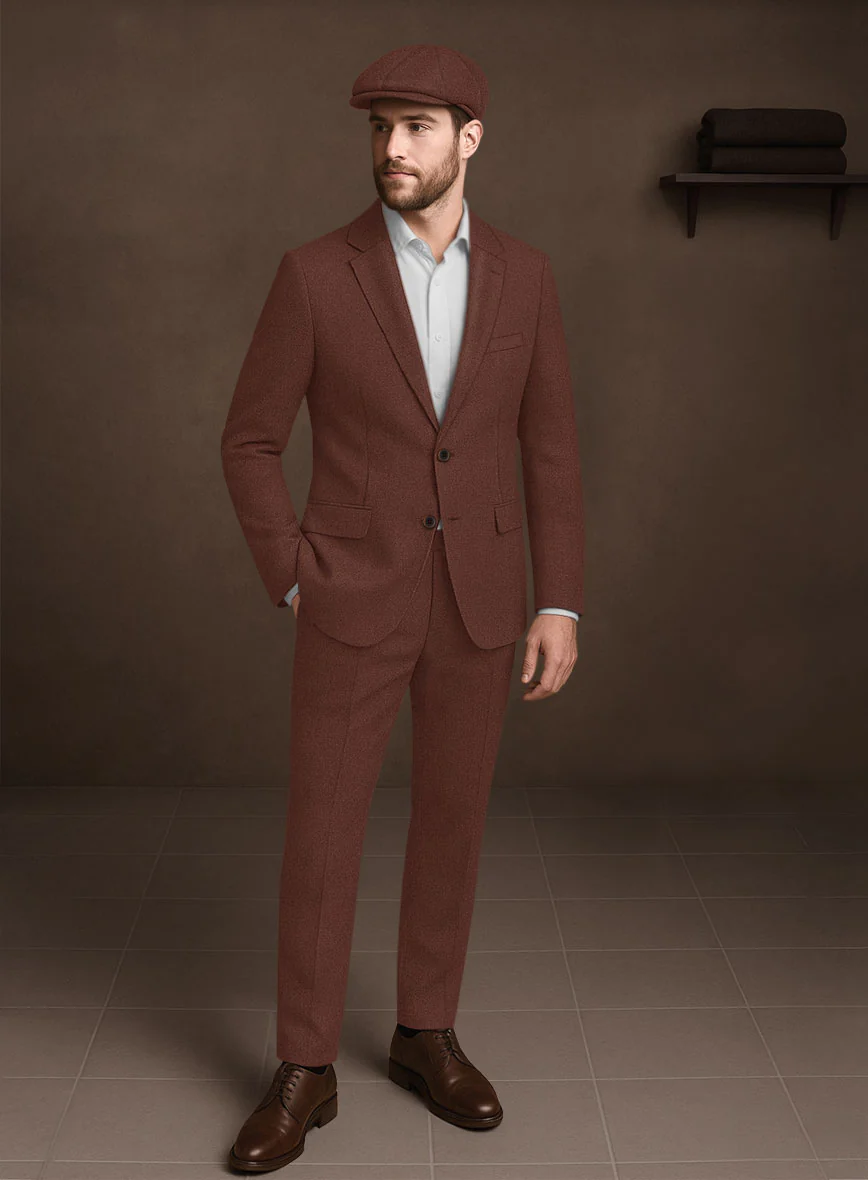 Naples Chestnut Tweed Suit