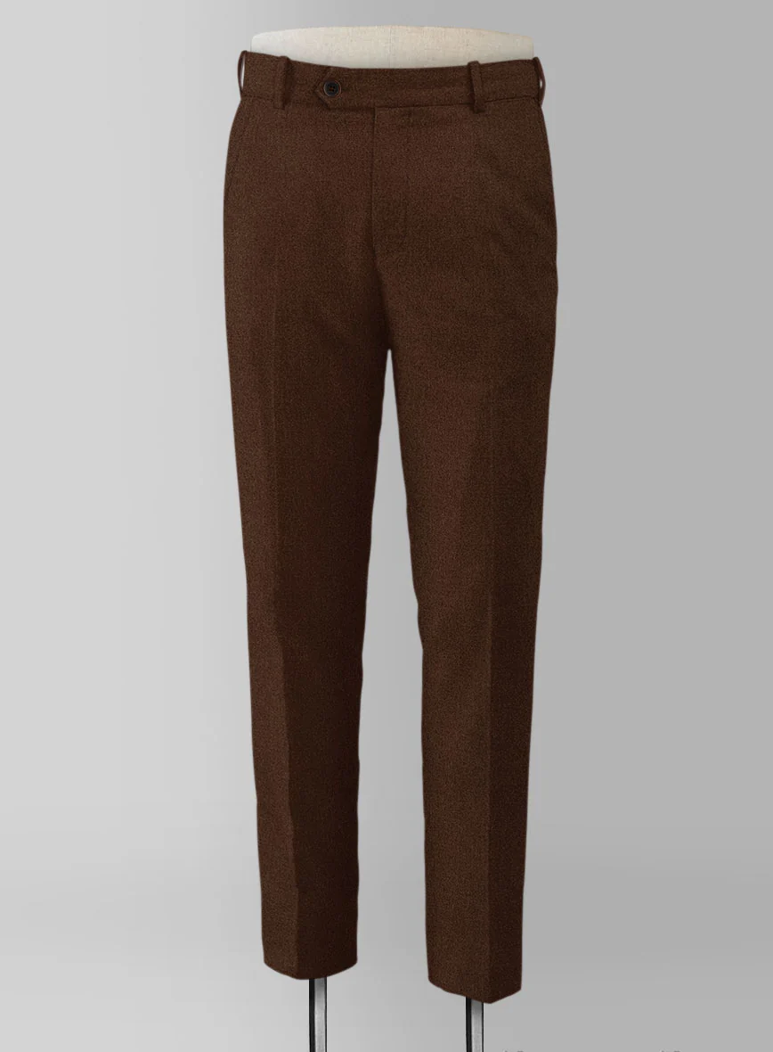 Naples Coffee Brown Tweed Suit - Image 5