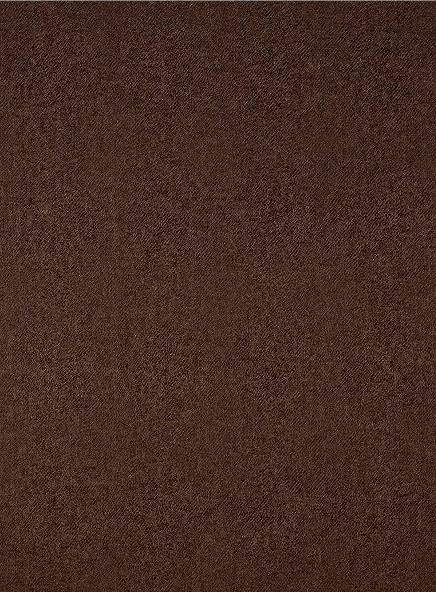 Naples Coffee Brown Tweed Double Breasted Suit - Image 4