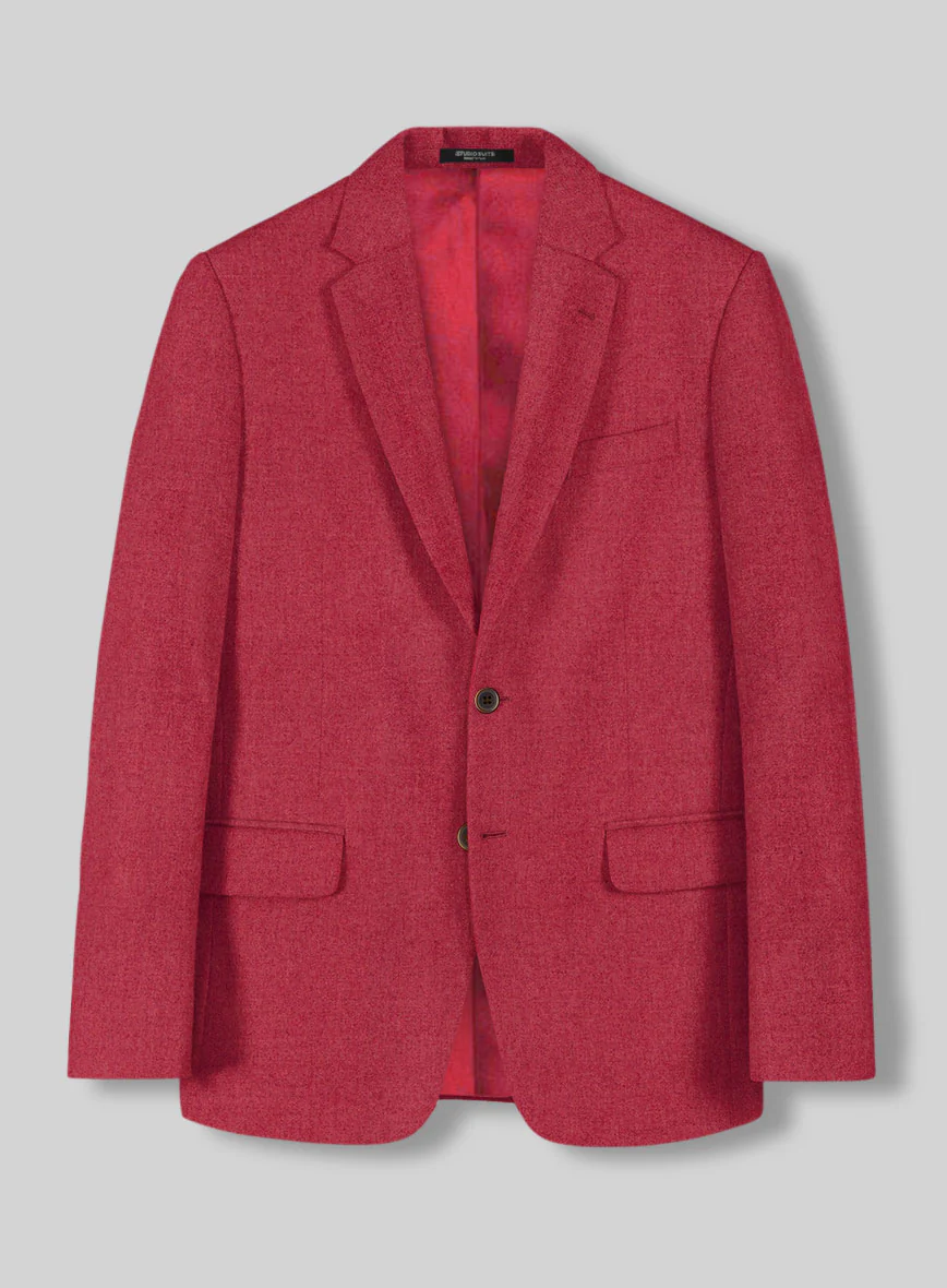 Naples Coral Pink Tweed Jacket