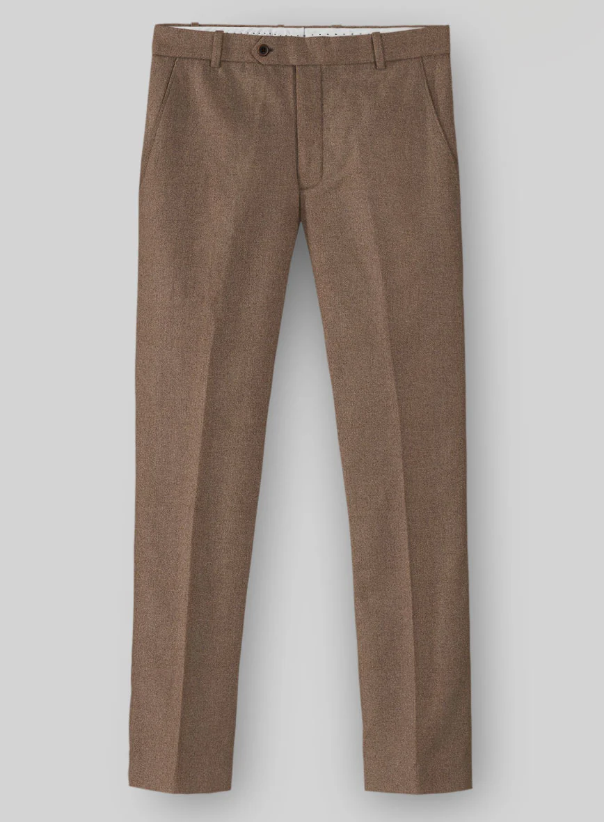 Naples Dolce Brown Tweed Pants