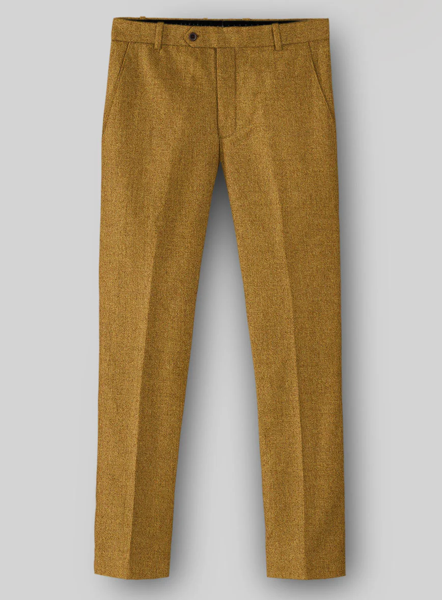 Naples English Mustard Tweed Suit - Image 5