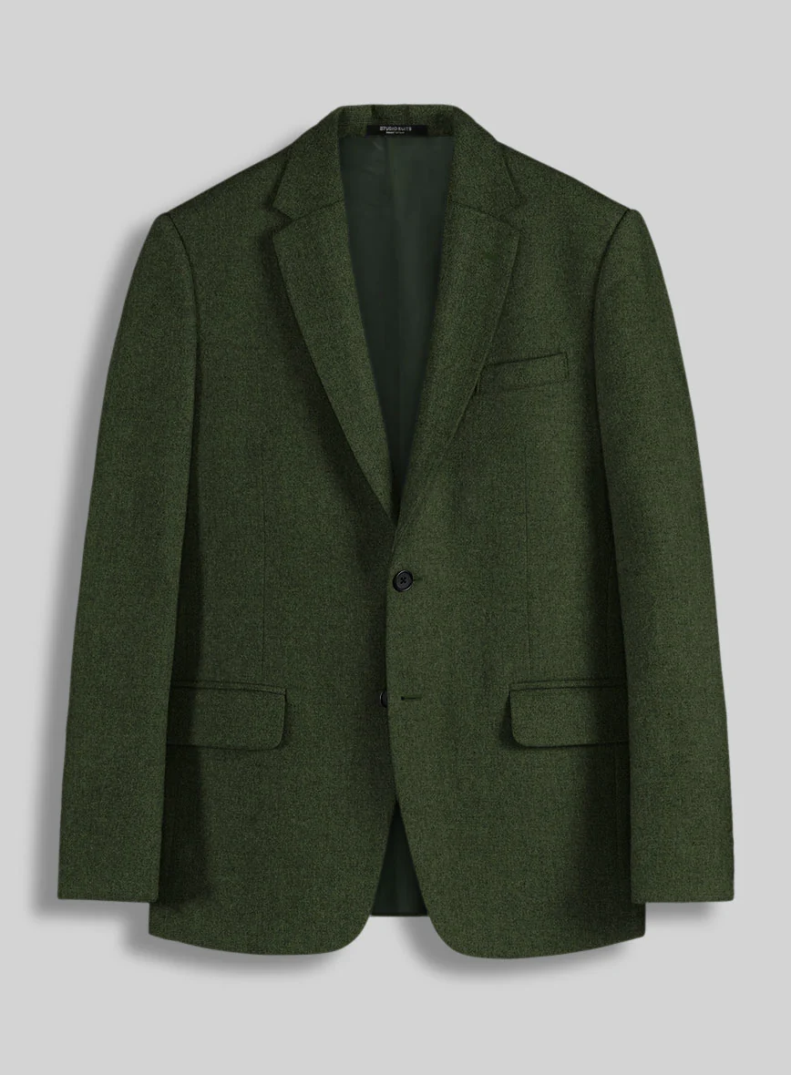 Naples Forest Green Tweed Jacket