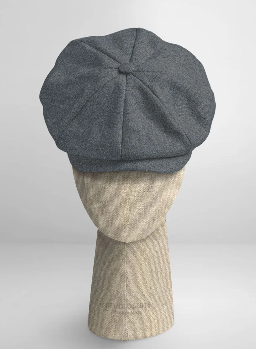 Naples Gray Tweed Newsboy Cap