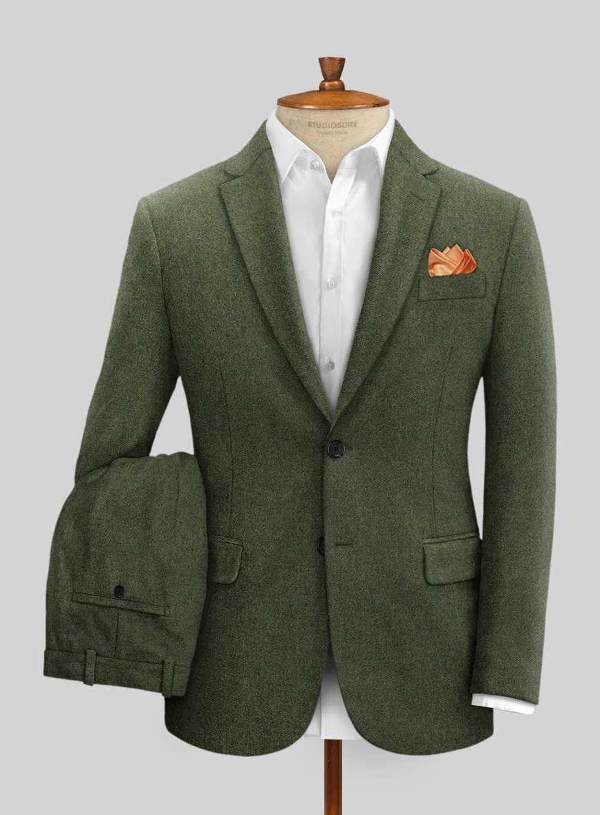 Naples Green Tweed Suit